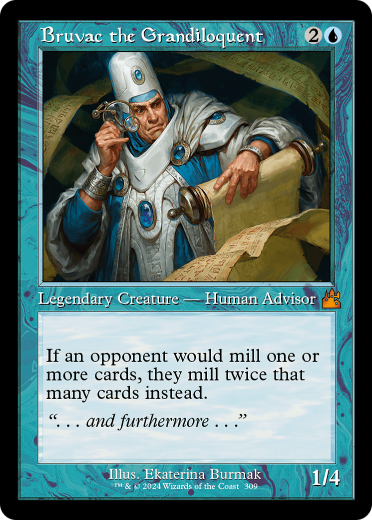 Bruvac the Grandiloquent (Retro Frame) (309) [Ravnica Remastered] - Deck Out Gaming