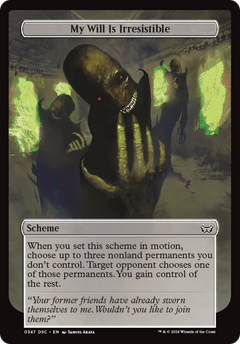 My Will Is Irresistible (Full Art) (347) [Duskmourn: House of Horror Commander] - Deck Out Gaming