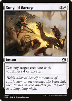 Sungold Barrage (36) [Innistrad: Midnight Hunt] - Deck Out Gaming