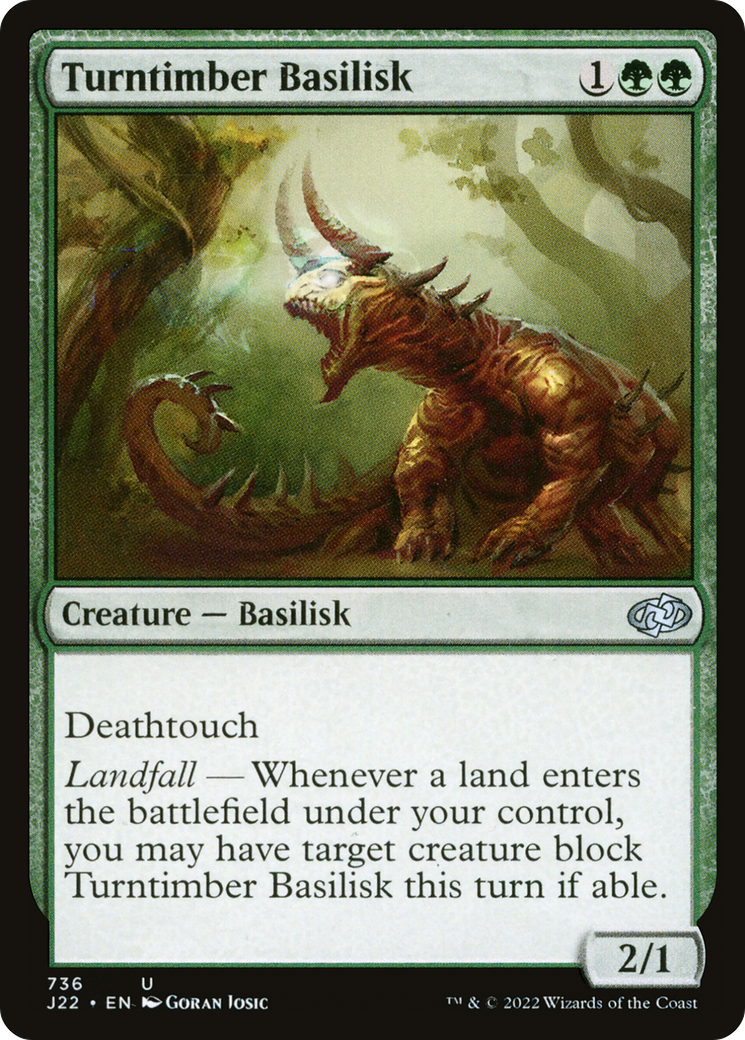 Turntimber Basilisk (736) [Jumpstart 2022] - Deck Out Gaming