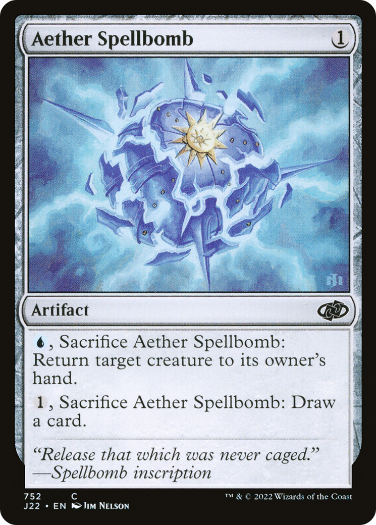Aether Spellbomb (752) [Jumpstart 2022] - Deck Out Gaming