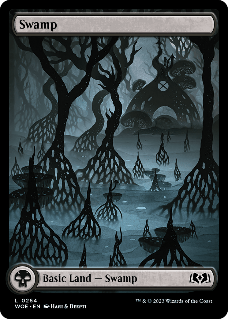 Swamp (0264) (264) [Wilds of Eldraine] foil - Deck Out Gaming