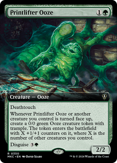 Printlifter Ooze (Extended Art) (350) [Murders at Karlov Manor Commander] - Deck Out Gaming