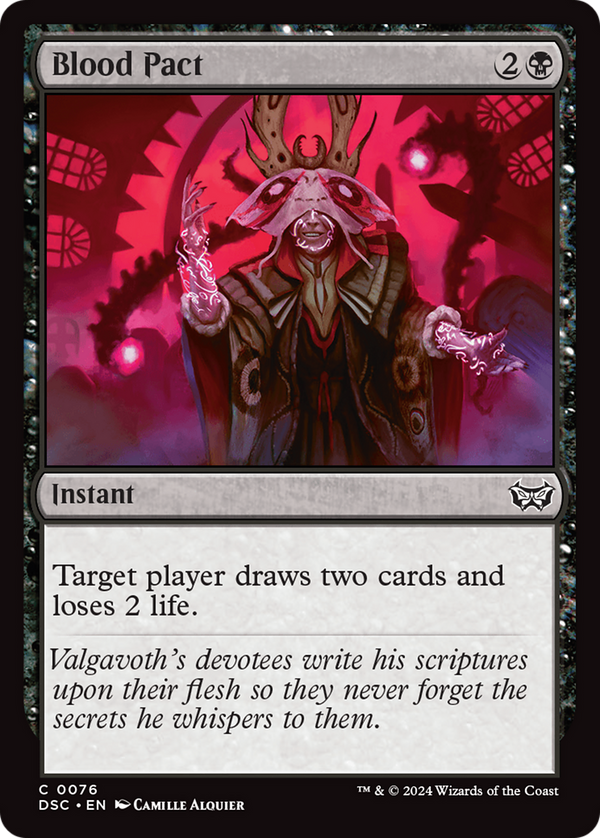 Blood Pact (76) [Duskmourn: House of Horror Commander] - Deck Out Gaming