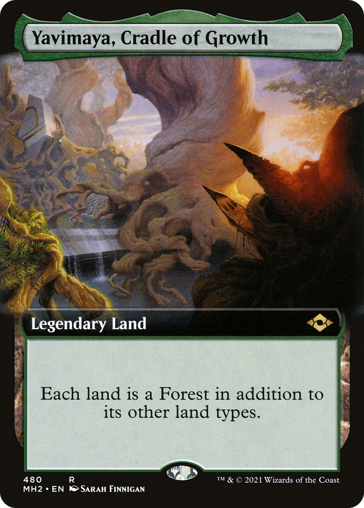 Yavimaya, Cradle of Growth (Extended Art) (480) [Modern Horizons 2] foil - Deck Out Gaming