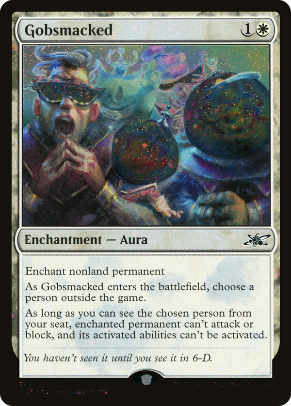 Gobsmacked (Galaxy Foil) (297) [Unfinity] foil - Deck Out Gaming