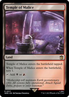 Temple of Malice (317) [Doctor Who] foil - Deck Out Gaming