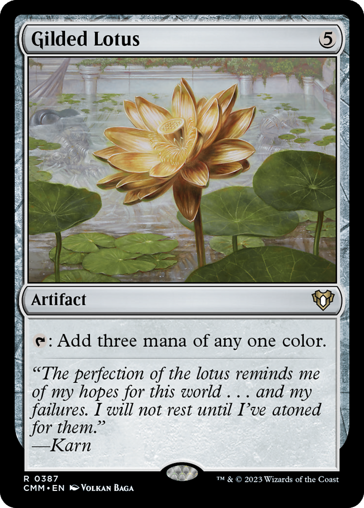 Gilded Lotus (387) [Commander Masters] foil - Deck Out Gaming