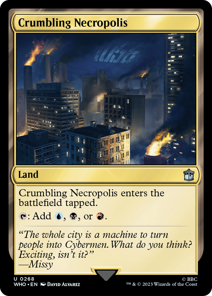 Crumbling Necropolis (268) [Doctor Who] foil - Deck Out Gaming