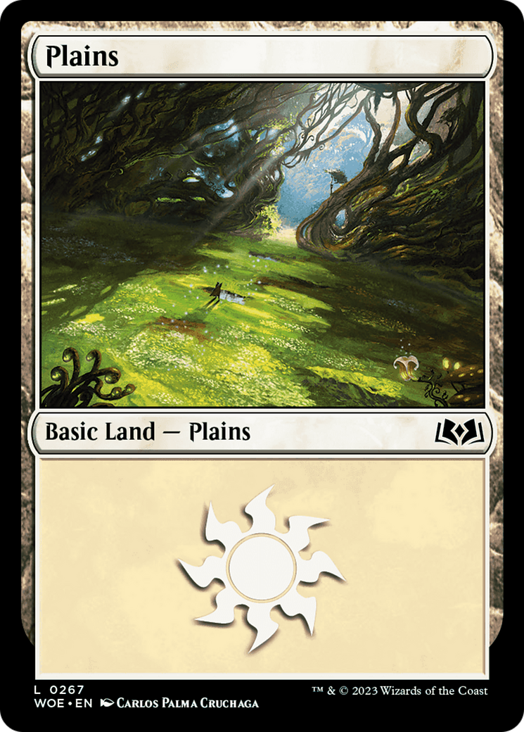 Plains (0267) (267) [Wilds of Eldraine] foil - Deck Out Gaming