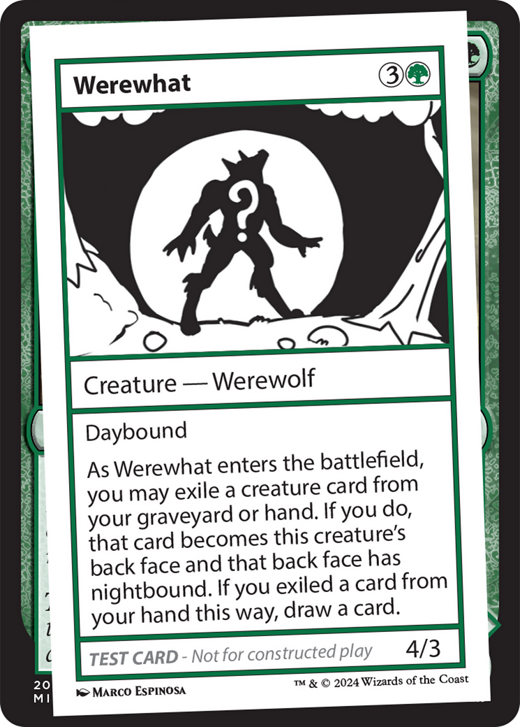 Werewhat () [Mystery Booster 2] - Deck Out Gaming
