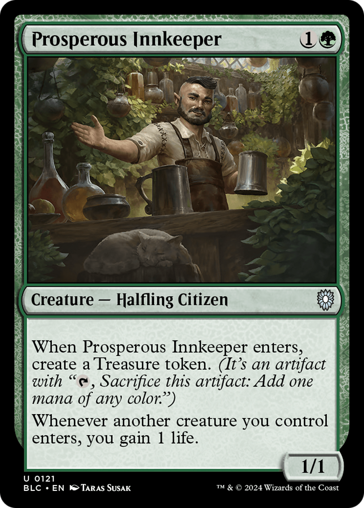Prosperous Innkeeper (121) [Bloomburrow Commander] - Deck Out Gaming