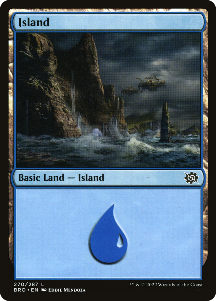 Island (270) (270) [The Brothers' War] foil - Deck Out Gaming