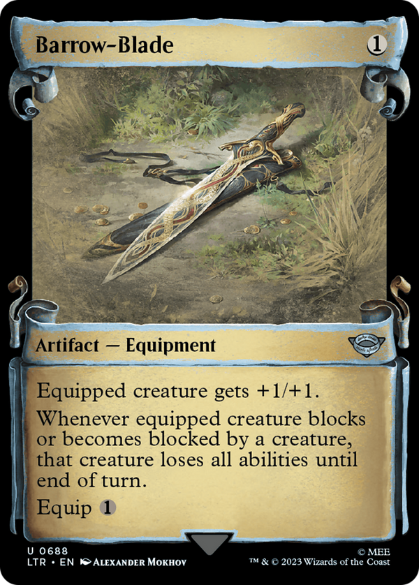 Barrow-Blade (Showcase Scrolls) (688) [The Lord of the Rings: Tales of Middle-earth] foil - Deck Out Gaming