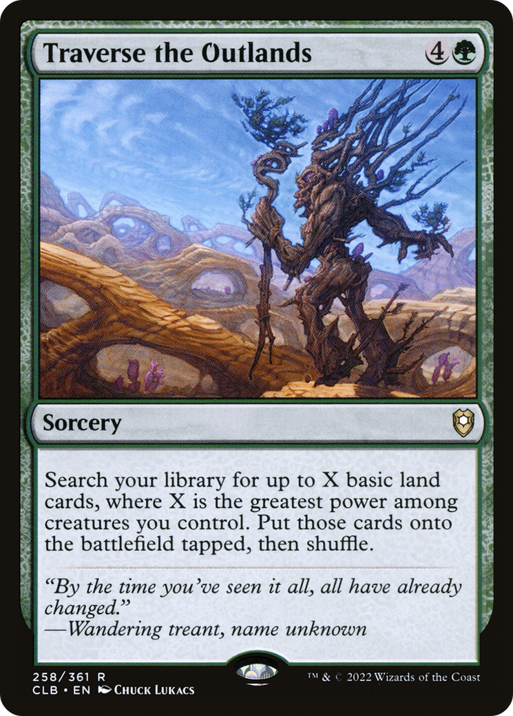 Traverse the Outlands (258) [Commander Legends: Battle for Baldur's Gate] foil - Deck Out Gaming