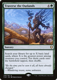 Traverse the Outlands (258) [Commander Legends: Battle for Baldur's Gate] foil - Deck Out Gaming