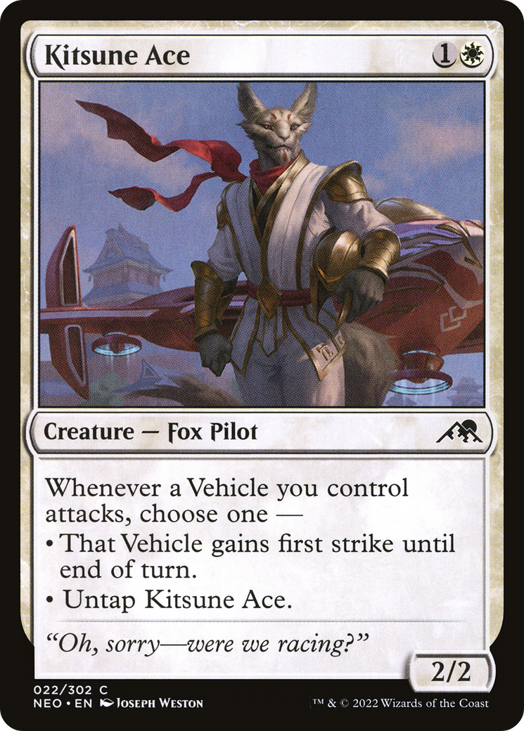Kitsune Ace (22) [Kamigawa: Neon Dynasty] - Deck Out Gaming