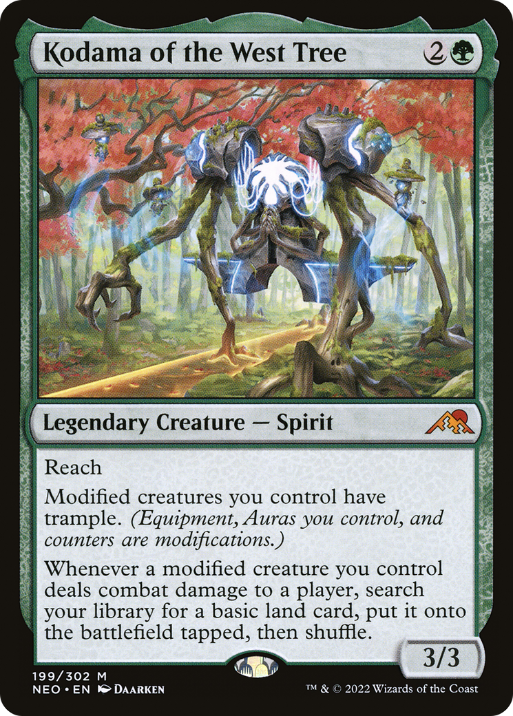 Kodama of the West Tree (199) [Kamigawa: Neon Dynasty] foil - Deck Out Gaming