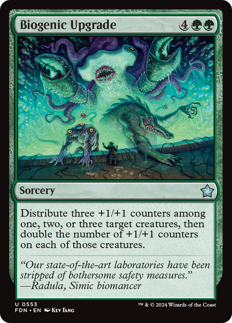Biogenic Upgrade (553) [Foundations] - Deck Out Gaming