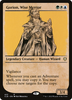 Gorion, Wise Mentor (Showcase) (423) [Commander Legends: Battle for Baldur's Gate] foil - Deck Out Gaming