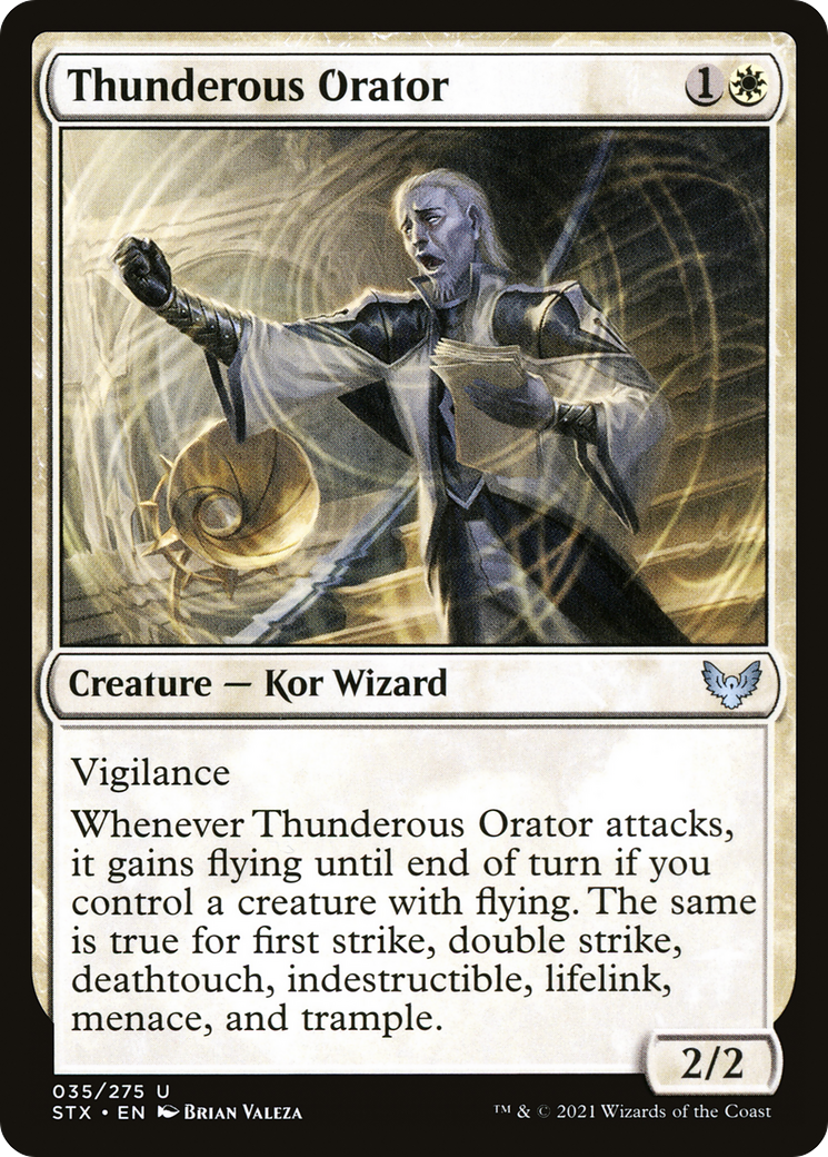 Thunderous Orator (35) [Strixhaven: School of Mages] - Deck Out Gaming
