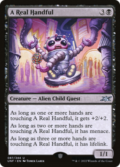 A Real Handful (87) [Unfinity] - Deck Out Gaming