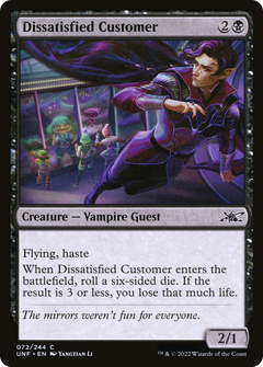 Dissatisfied Customer (72) [Unfinity] - Deck Out Gaming