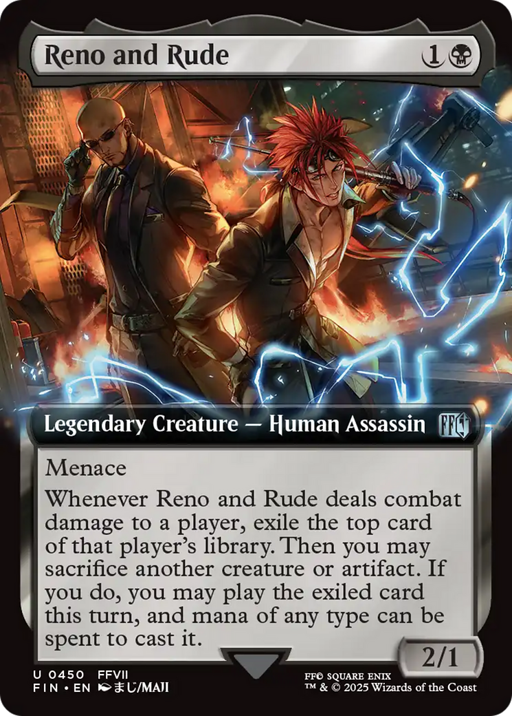 Reno and Rude (450) [FINAL FANTASY] foil - Deck Out Gaming