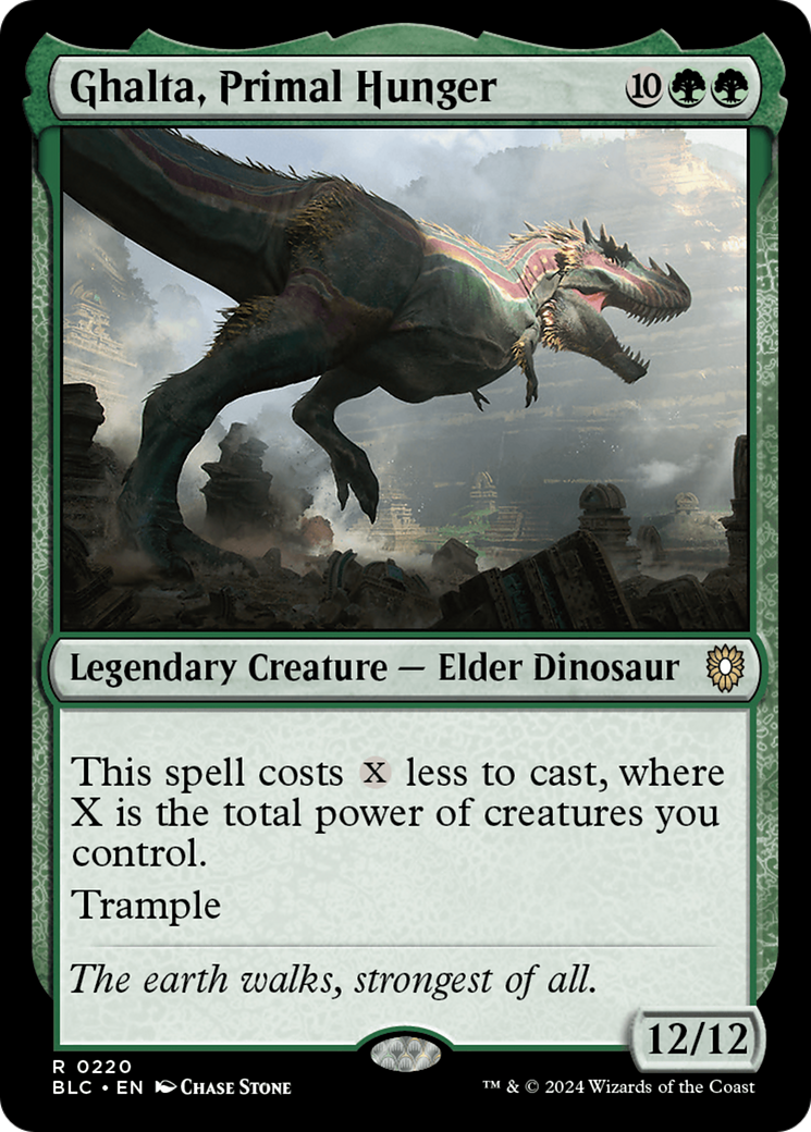 Ghalta, Primal Hunger (220) [Bloomburrow Commander] - Deck Out Gaming