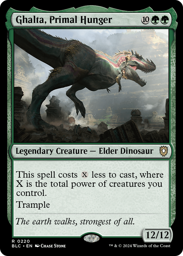 Ghalta, Primal Hunger (220) [Bloomburrow Commander] - Deck Out Gaming