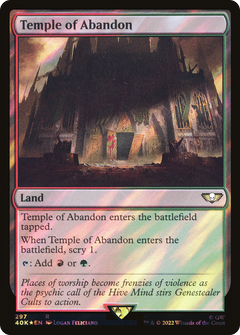Temple of Abandon (Surge Foil) (297) [Warhammer 40,000 Commander] foil - Deck Out Gaming