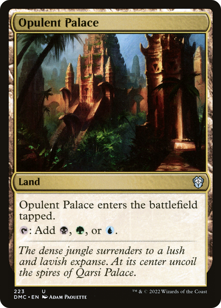Opulent Palace (223) [Dominaria United Commander] - Deck Out Gaming
