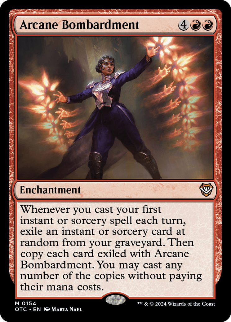 Arcane Bombardment (154) [Outlaws of Thunder Junction Commander] - Deck Out Gaming