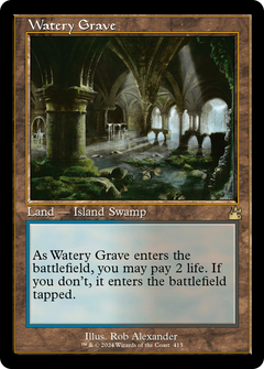 Watery Grave (Retro Frame) (415) [Ravnica Remastered] - Deck Out Gaming
