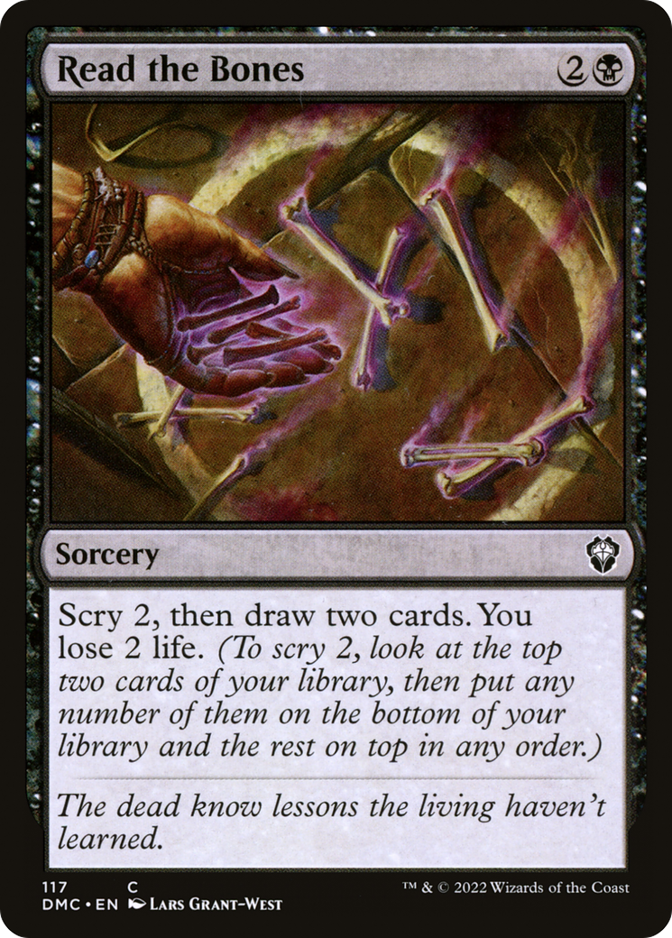 Read the Bones (117) [Commander: Dominaria United] - Deck Out Gaming