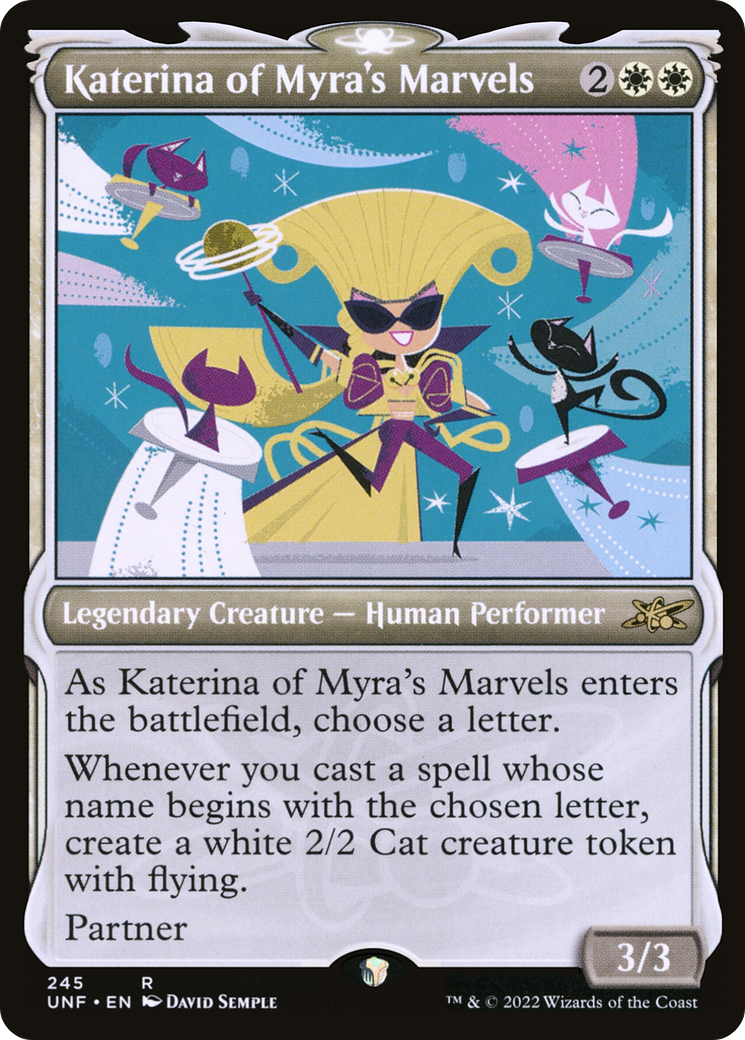Katerina of Myra's Marvels (Showcase) (245) [Unfinity] foil - Deck Out Gaming