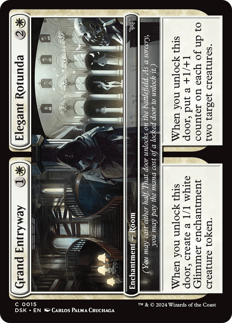 Grand Entryway // Elegant Rotunda (0015) (15) [Duskmourn: House of Horror] - Deck Out Gaming