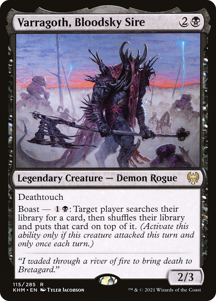 Varragoth, Bloodsky Sire (115) [Kaldheim] foil - Deck Out Gaming