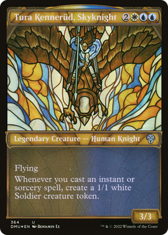 Tura Kennerud, Skyknight (Textured Foil) (364) [Dominaria United] foil - Deck Out Gaming