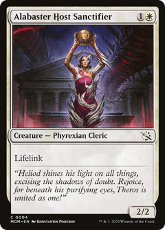 Alabaster Host Sanctifier (4) [March of the Machine] foil - Deck Out Gaming