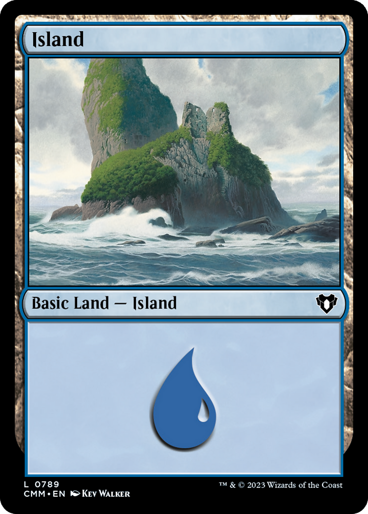 Island (0789) (789) [Commander Masters] - Deck Out Gaming