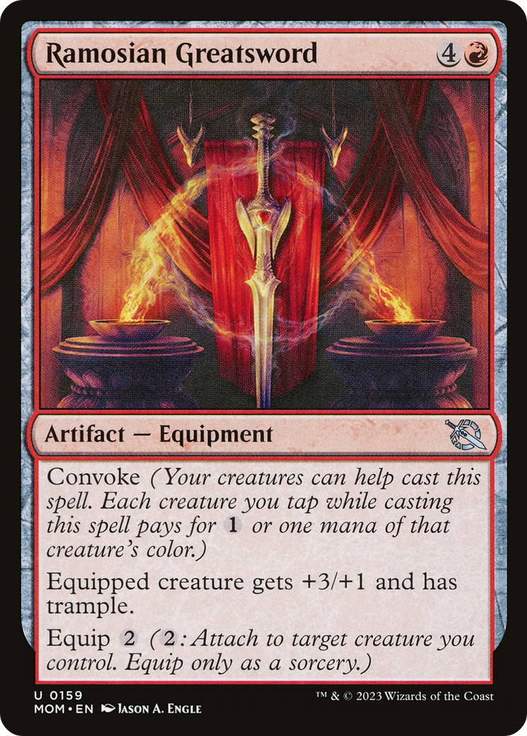 Ramosian Greatsword (159) [March of the Machine] - Deck Out Gaming