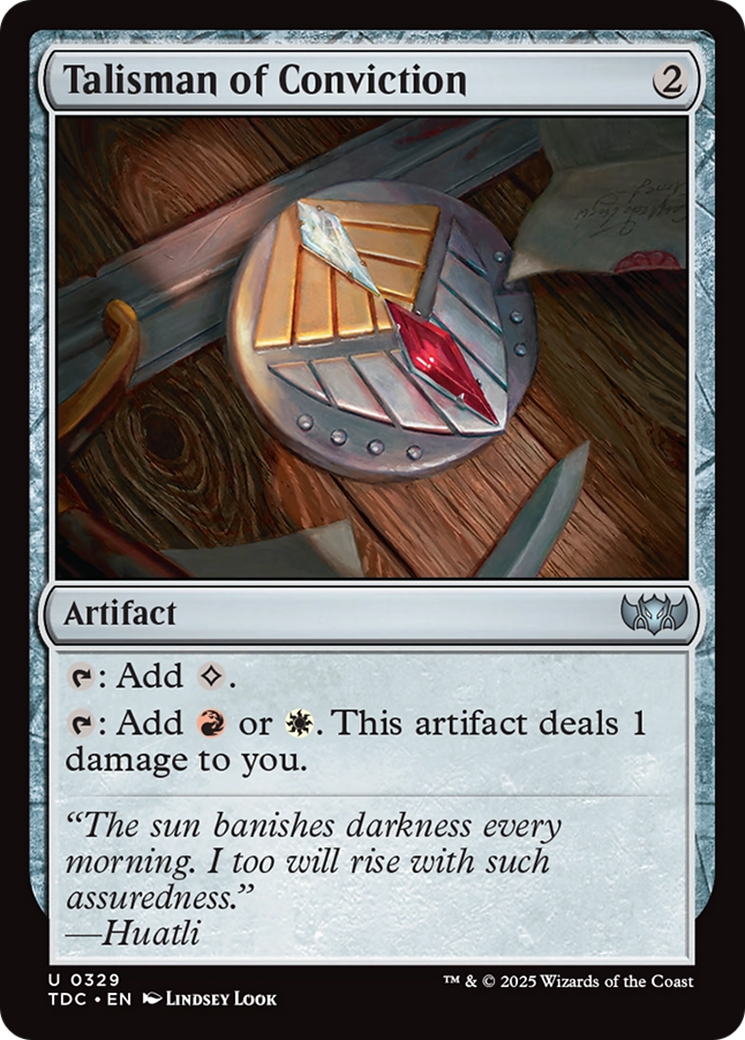 Talisman of Conviction (329) [Commander: Tarkir: Dragonstorm] - Deck Out Gaming