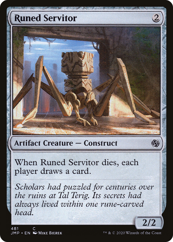 Runed Servitor (481) [Jumpstart] - Deck Out Gaming