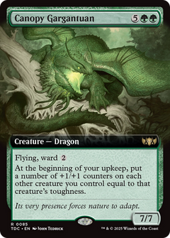 Canopy Gargantuan (Extended Art) (85) [Commander: Tarkir: Dragonstorm] - Deck Out Gaming