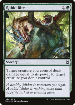 Rabid Bite (199) [Zendikar Rising] - Deck Out Gaming