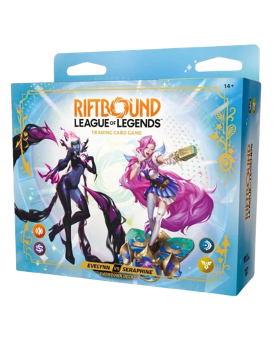 Riftbound League Of Legends - Radiance - Showdown Deck - Evelynn Vs Seraphine - Deck Out Gaming