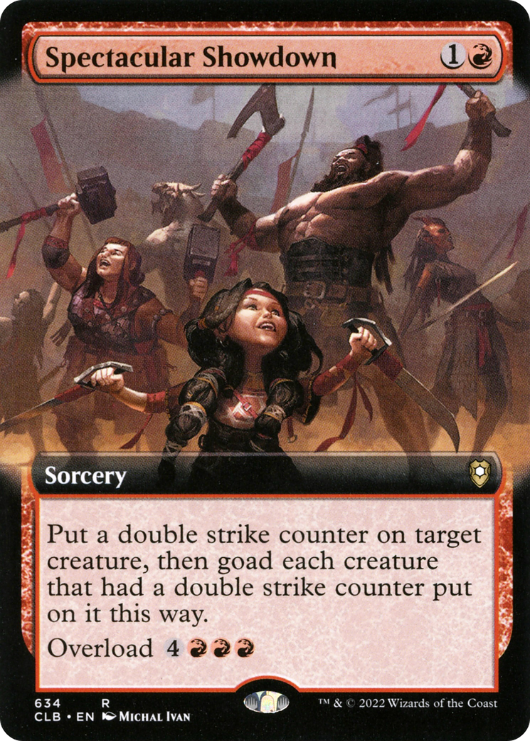 Spectacular Showdown (Extended Art) (634) [Commander Legends: Battle for Baldur's Gate] - Deck Out Gaming