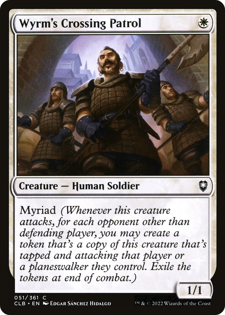 Wyrm's Crossing Patrol (51) [Commander Legends: Battle for Baldur's Gate] - Deck Out Gaming