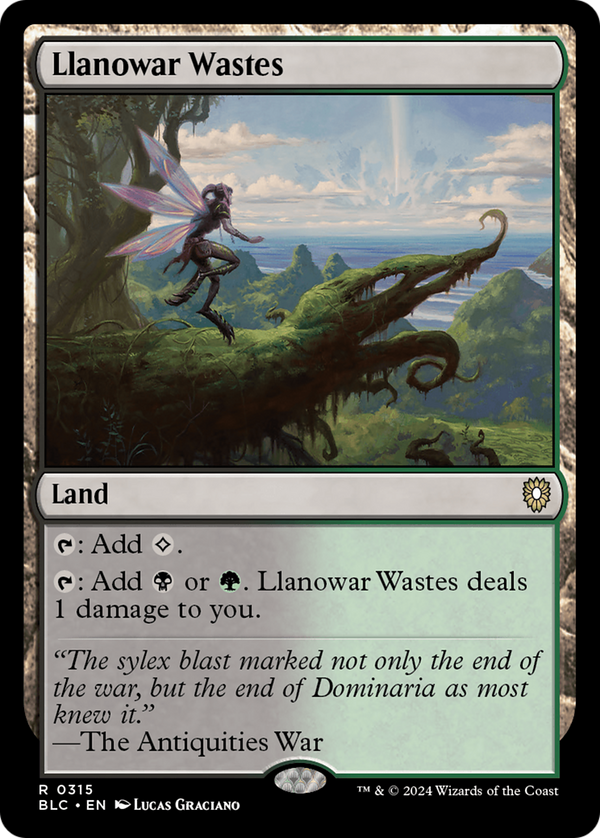 Llanowar Wastes (315) [Bloomburrow Commander] - Deck Out Gaming
